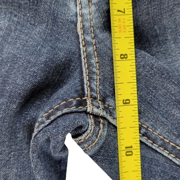 Silver Jeans Size 27 28X29 Suki Western Glove Works Distressed Raw Sharkbite Hem - Picture 10 of 12